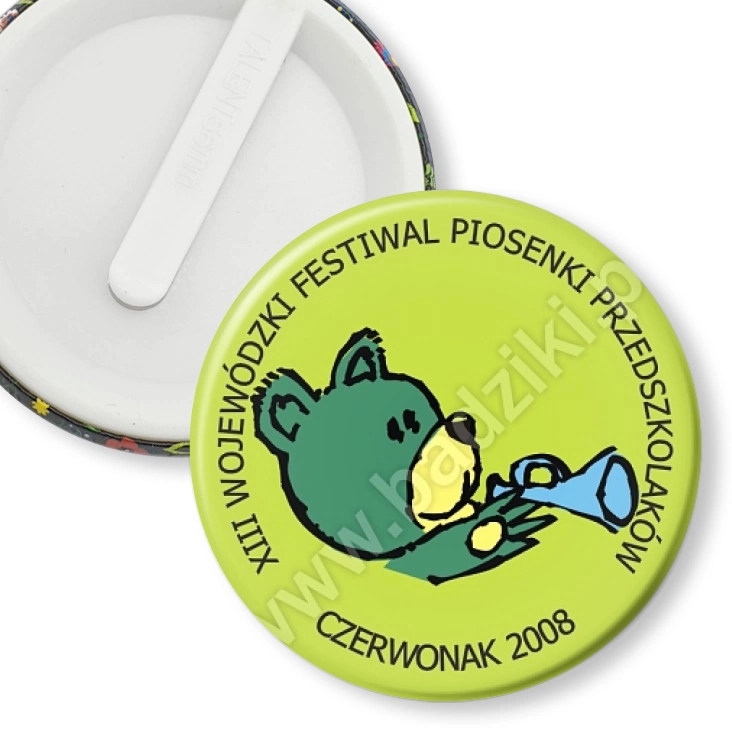 przypinka klips Festiwal Piosenki Przedszkolaków