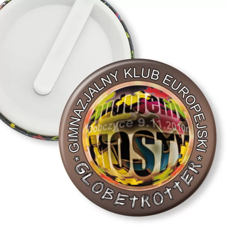 przypinka klips Globetrotter