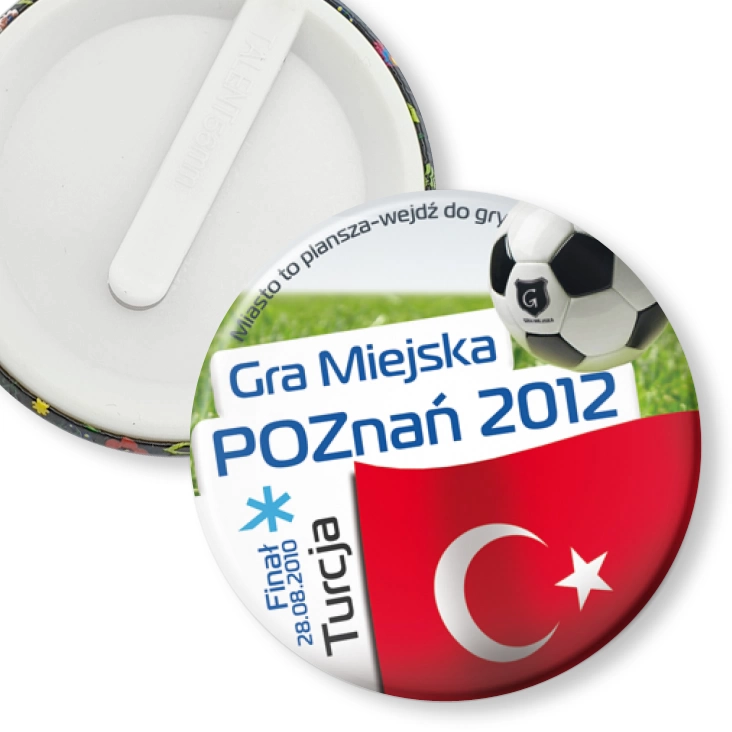 przypinka klips Gra Miejska - Poznań 2012 - Turcja
