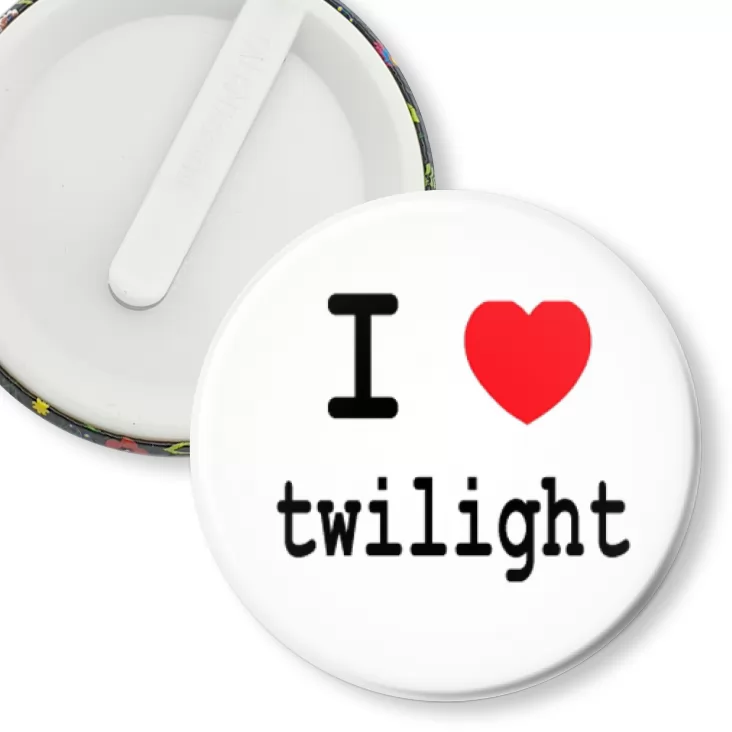 przypinka klips I love twilight