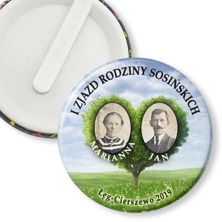 przypinka klips I Zjazd Rodziny Sosińskich