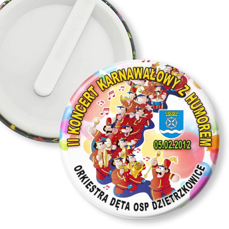 przypinka klips II Koncert Karnawałowy z Humorem