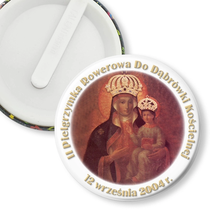 przypinka klips II Pielgrzymka do Dąbrówki Kościelnej