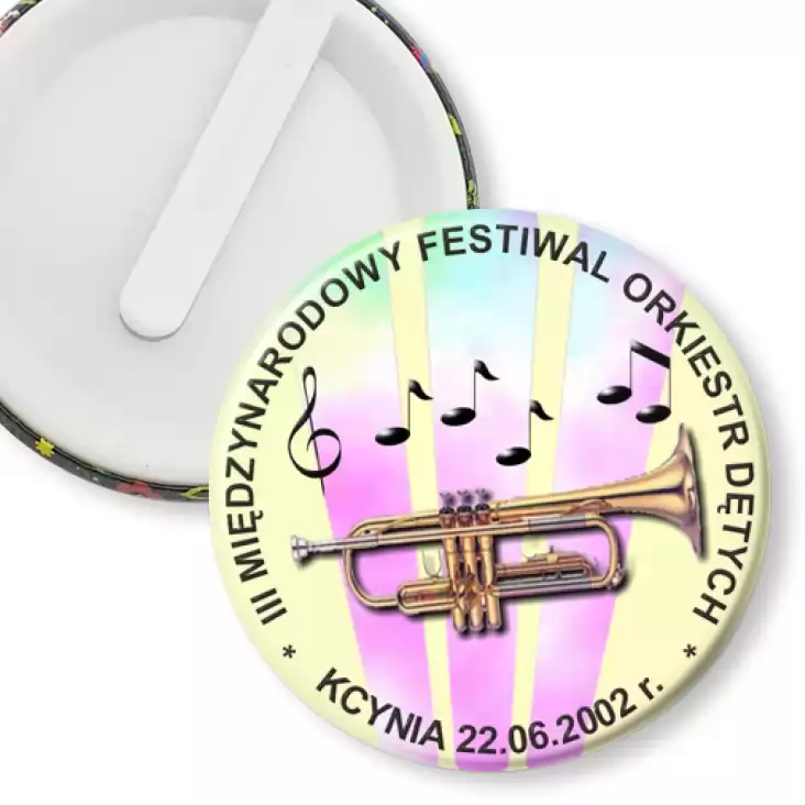 przypinka klips III Międzynarodowy Festiwal Orkiestr Dętych