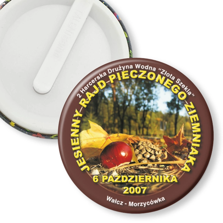 przypinka klips Jesienny Rajd - Wałcz