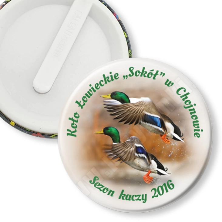 przypinka klips Koło Łowieckie Sokół w Chojnowie