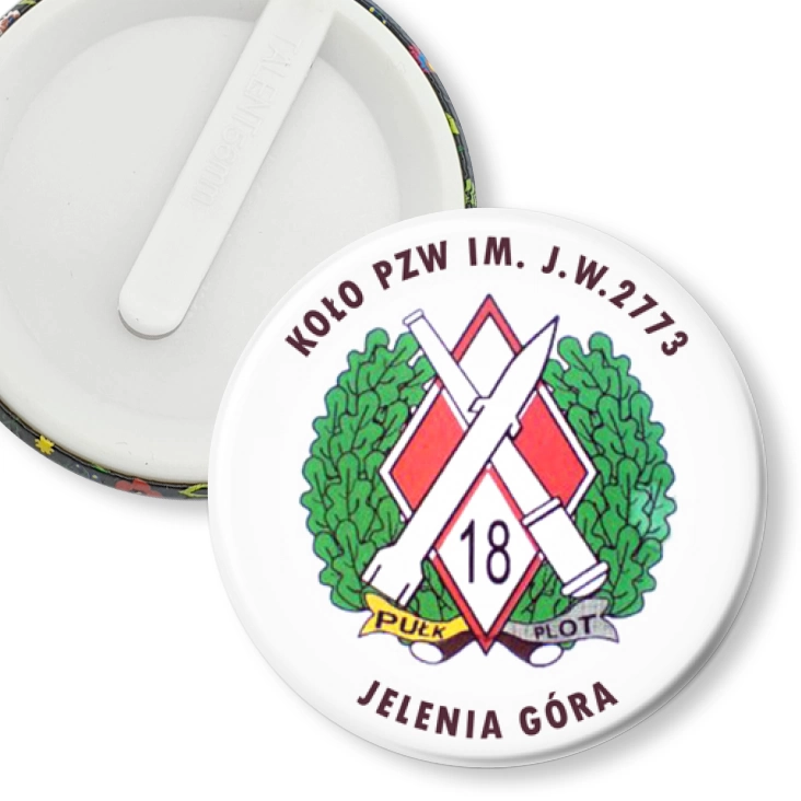 przypinka klips Koło PZW Jelenia Góra