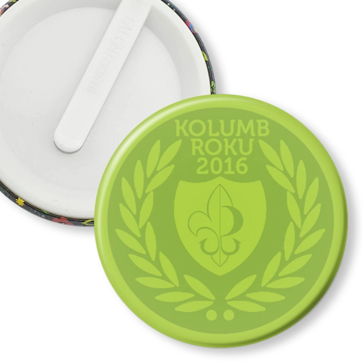 przypinka klips Kolumb Roku 2016