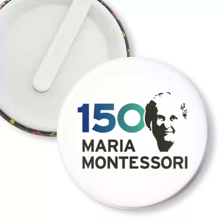 przypinka klips Maria Montessori