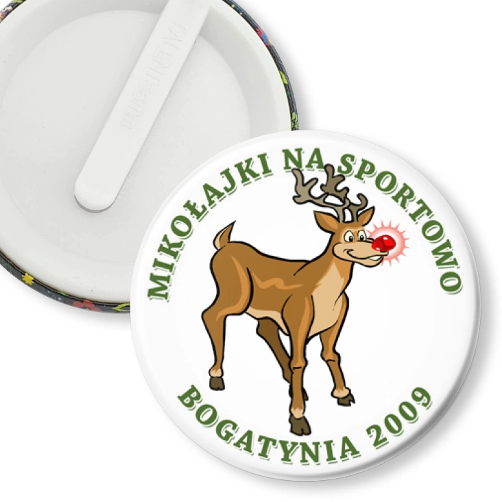 przypinka klips Mikołajki Bogatynia F