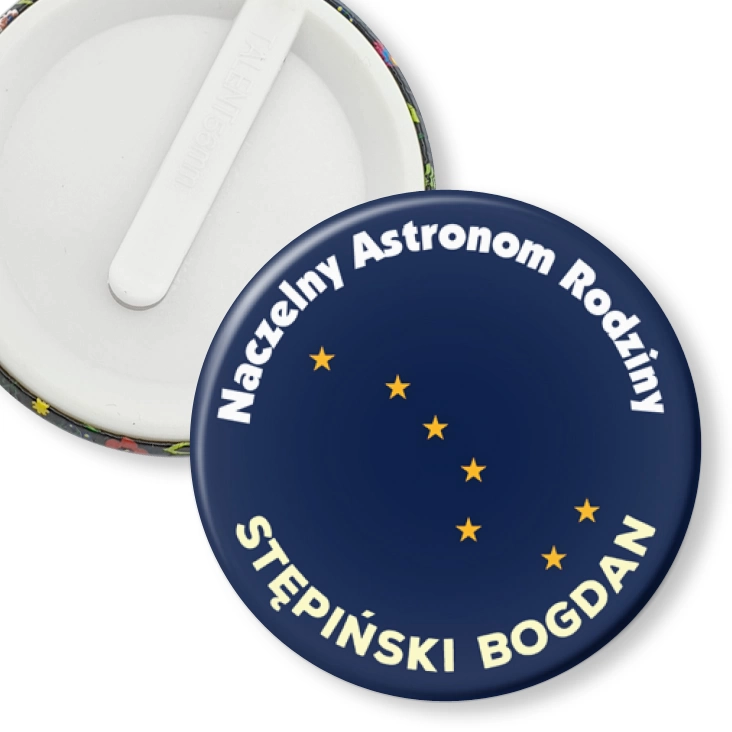 przypinka klips Naczelny Astronom Rodziny