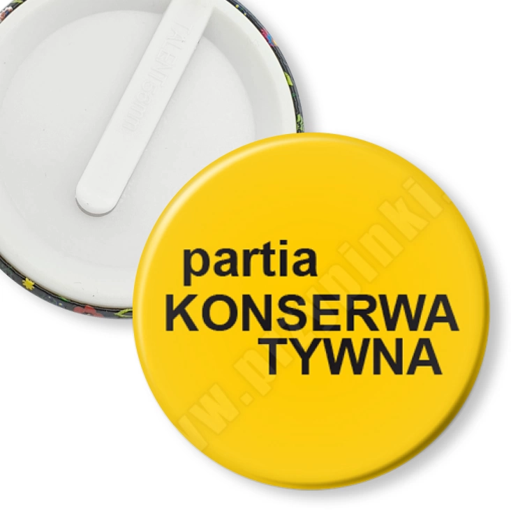 przypinka klips Partia konserwatywna