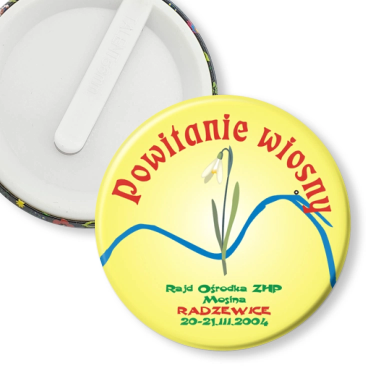 przypinka klips Powitanie wiosny