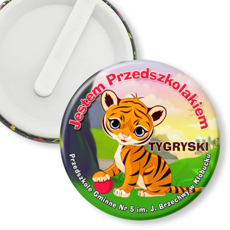 przypinka klips Przedszkole nr 5 w Kłobucku