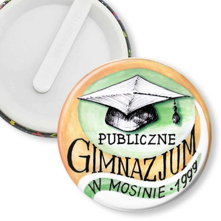 przypinka klips Publiczne gimnazjum w Mosinie