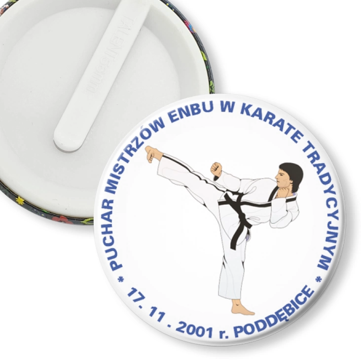 przypinka klips Puchar Mistrzów Enbu w Karate Tradycyjnym