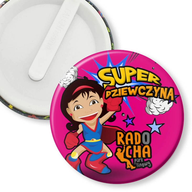 przypinka klips Radocha - Super Dziewczyna