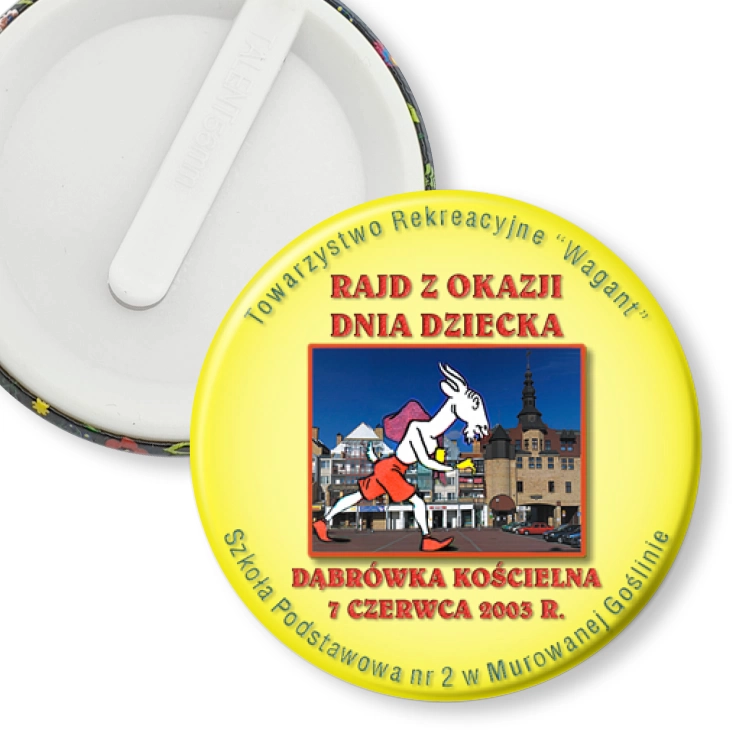 przypinka klips Rajd Z Okazji Dnia Dziecka - Dąbrówka Kościelna