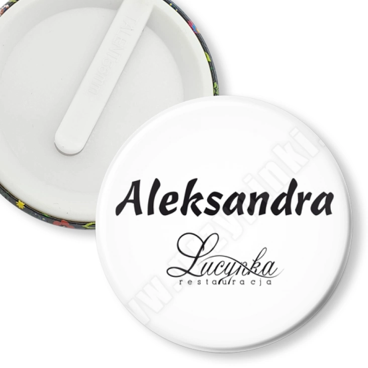 przypinka klips Restauracja Lucynka