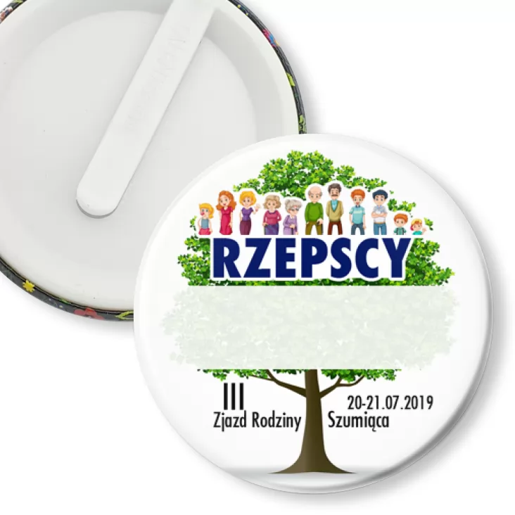 przypinka klips Rzepscy