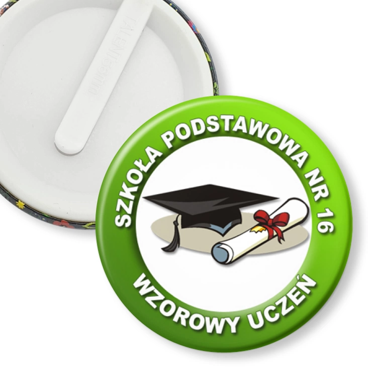przypinka klips SP 16 - wzorowy uczeń
