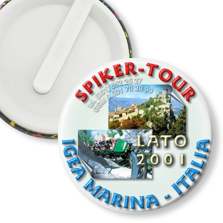 przypinka klips Spiker-Tour Italia