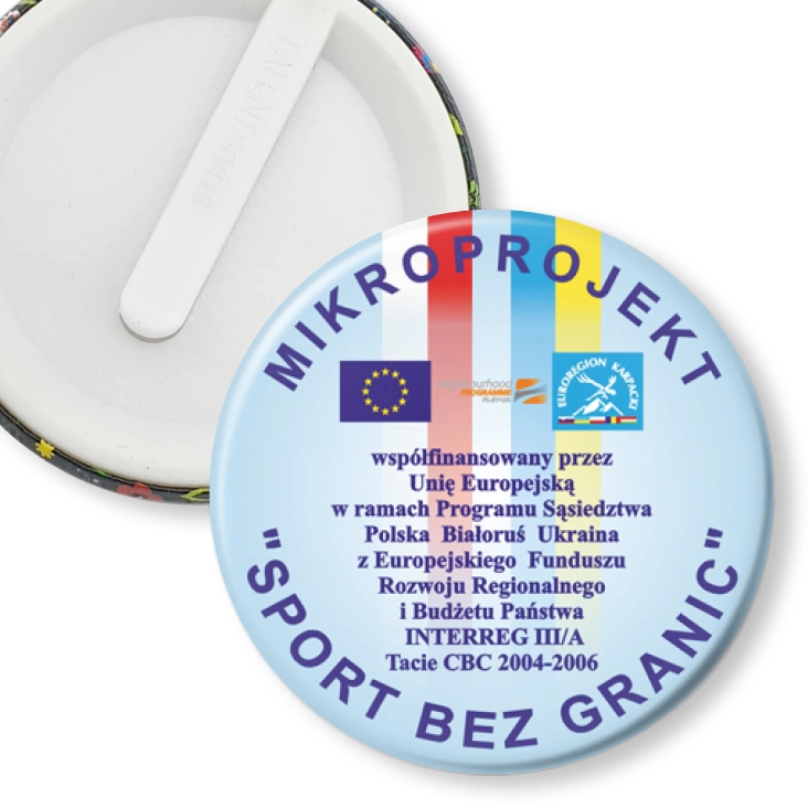 przypinka klips Sport bez granic
