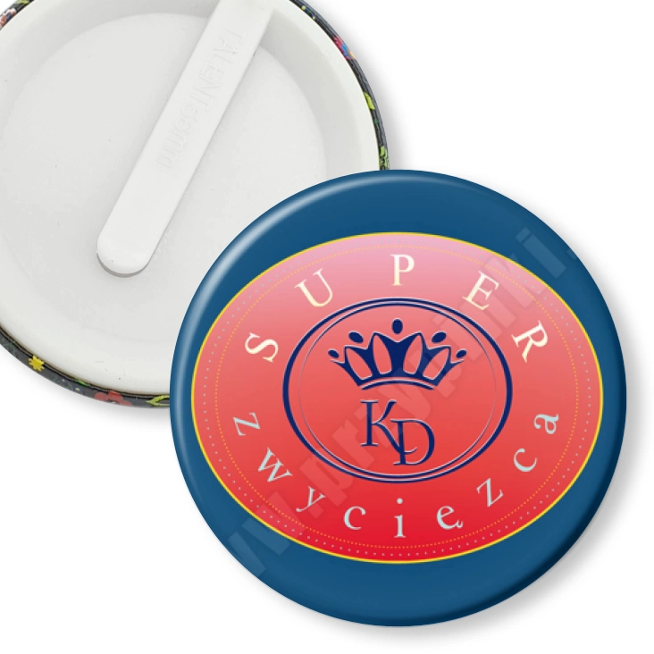 przypinka klips Super zwycięzca