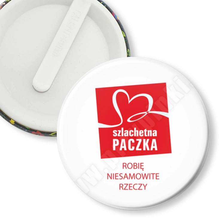 przypinka klips Szlachetna Paczka