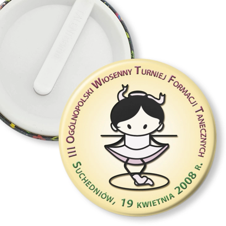 przypinka klips Wiosenny Turniej Formacji Tanecznych