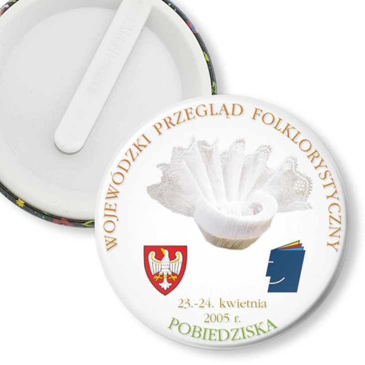 przypinka klips Wojewódzki Przegląd Folklorystyczny