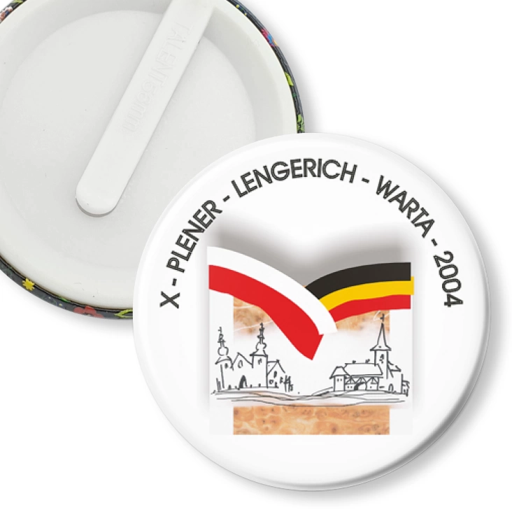 przypinka klips X - PLENER - LENGERICH - WARTA - 2004