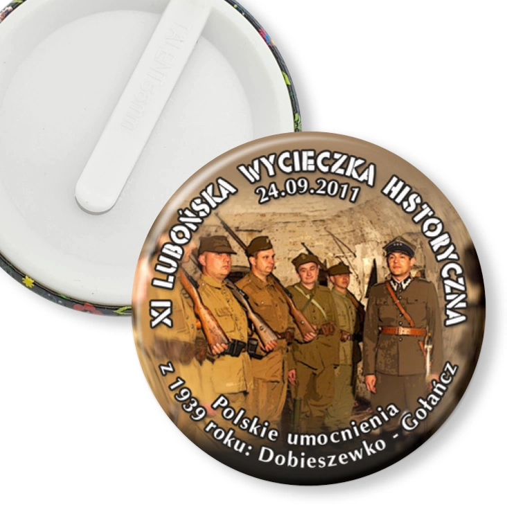 przypinka klips XI Lubońska Wycieczka Historyczna
