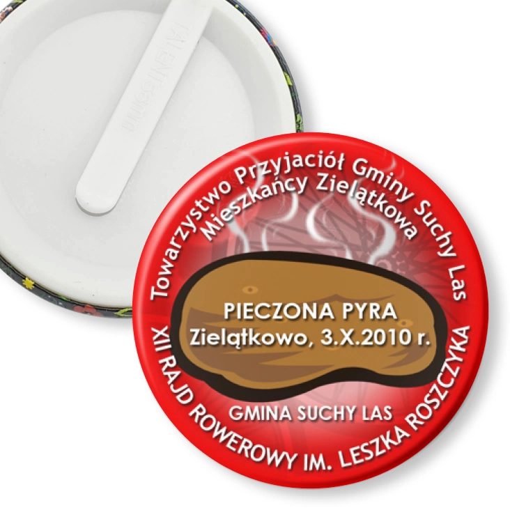 przypinka klips XII Rajd Rowerowy im. Leszka Roszczyka