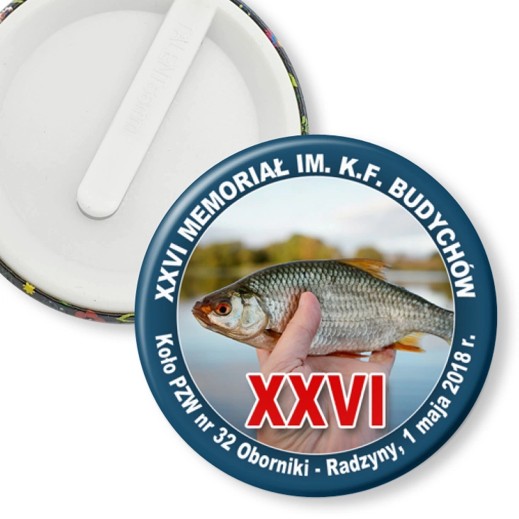 przypinka klips XXVI Memoriał K.F. Budychów