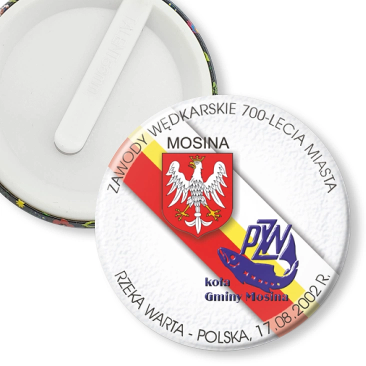 przypinka klips Zawody Wędkarskie 700-lecia Miasta