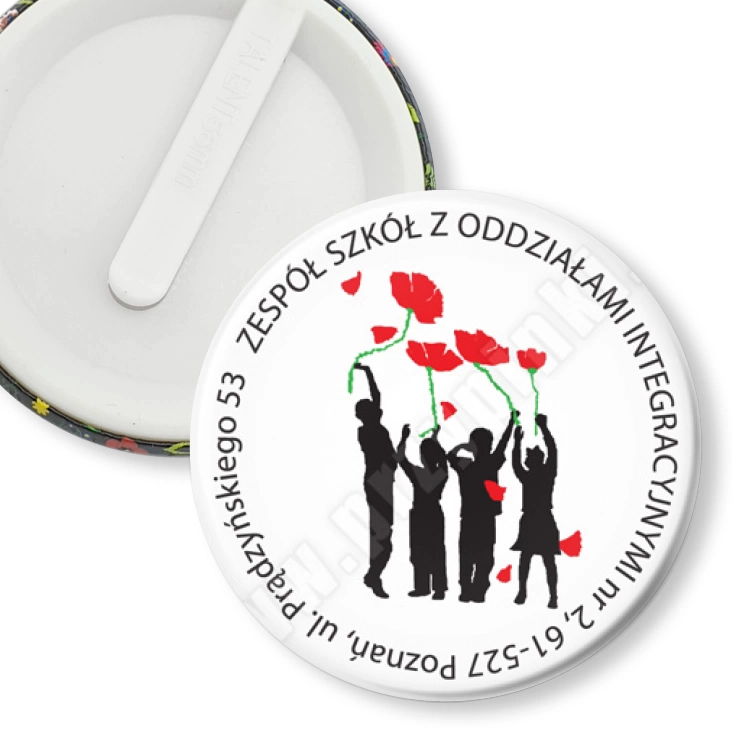 przypinka klips Zespół Szkoł nr 2