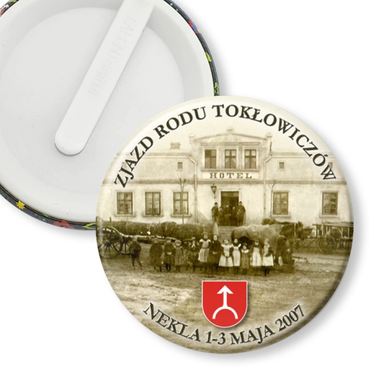 przypinka klips Zjazd Rodu Tokłowiczów