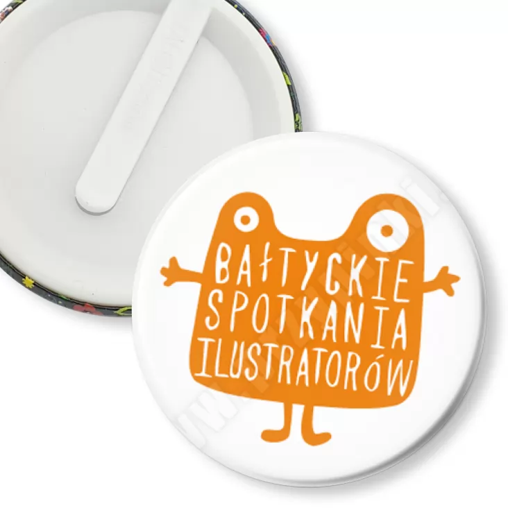 przypinka klips Bałtyckie Spotkania Ilustratorów