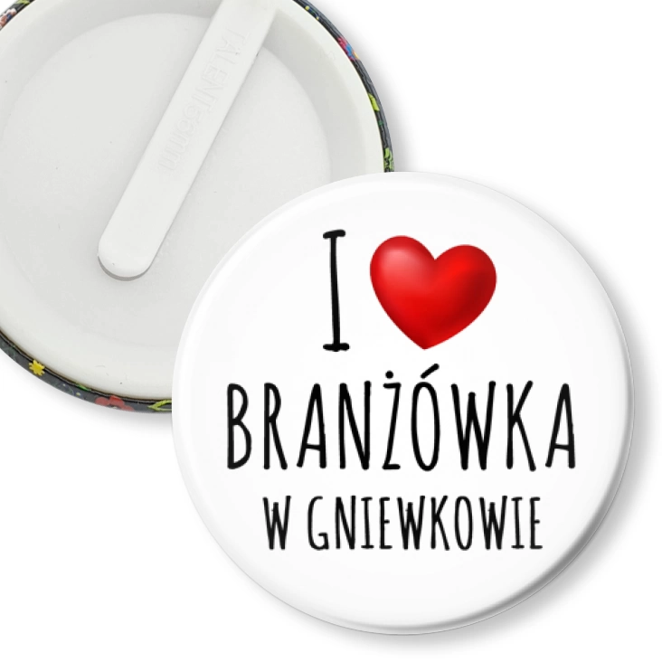 przypinka klips Branżówka w Gniewkowie