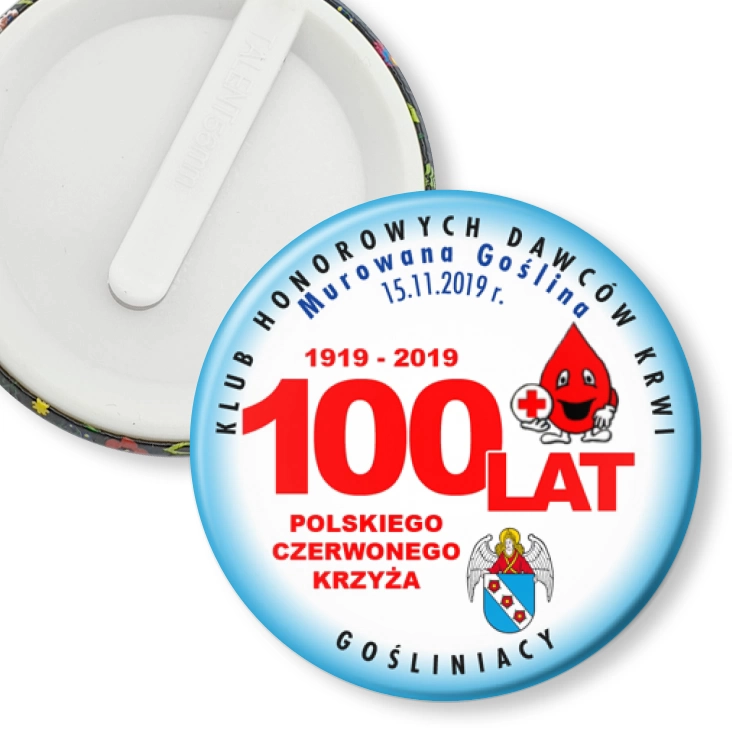 przypinka klips 100 lat PCK