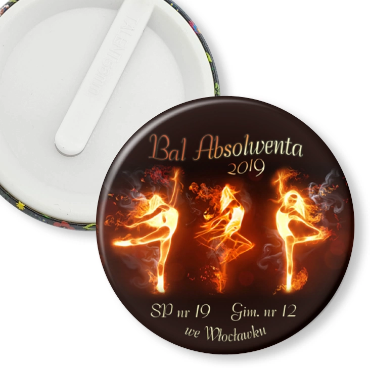 przypinka klips Bal Absolwenta 2019