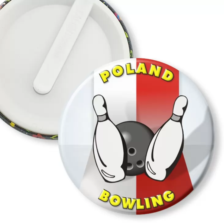 przypinka klips Bowling Poland 2006