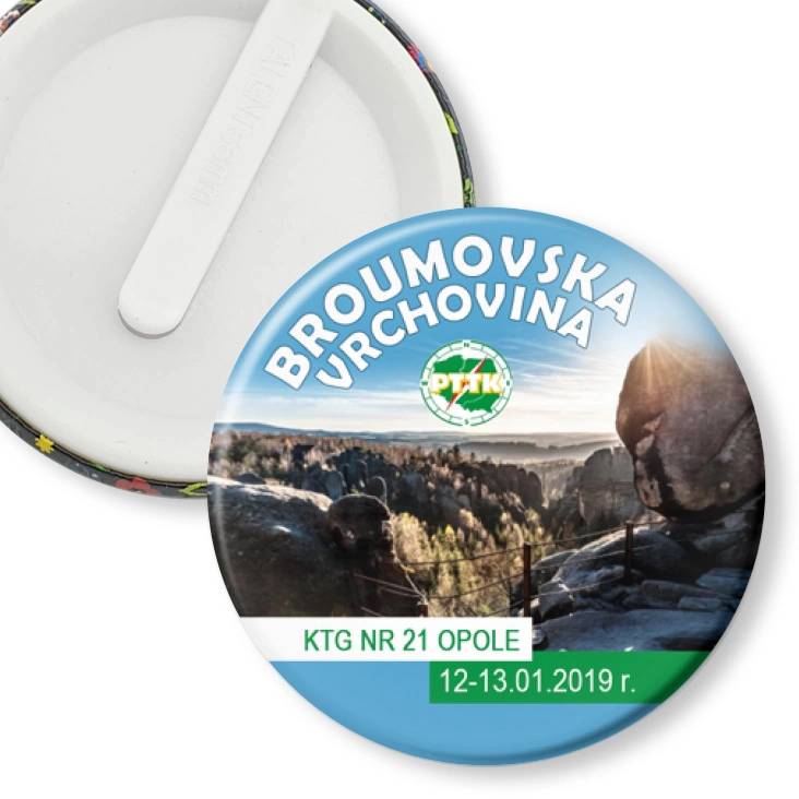 przypinka klips BROUMOVSKA VRCHOVINA