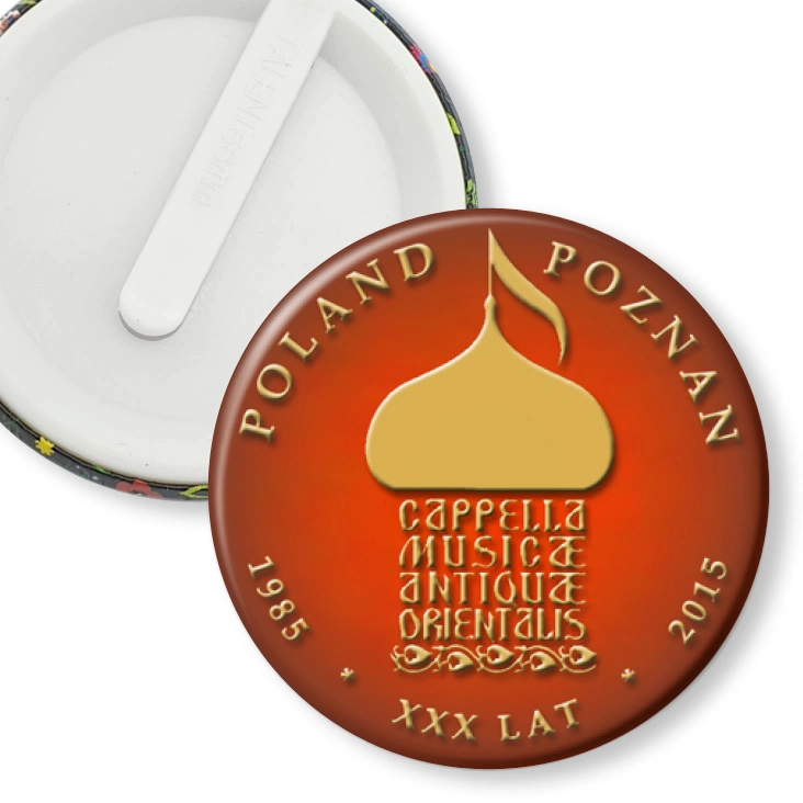 przypinka klips Capella Musiqae Antiquae Orientalis 2015