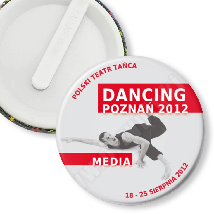 przypinka klips Dancing Poznań 2012 - media