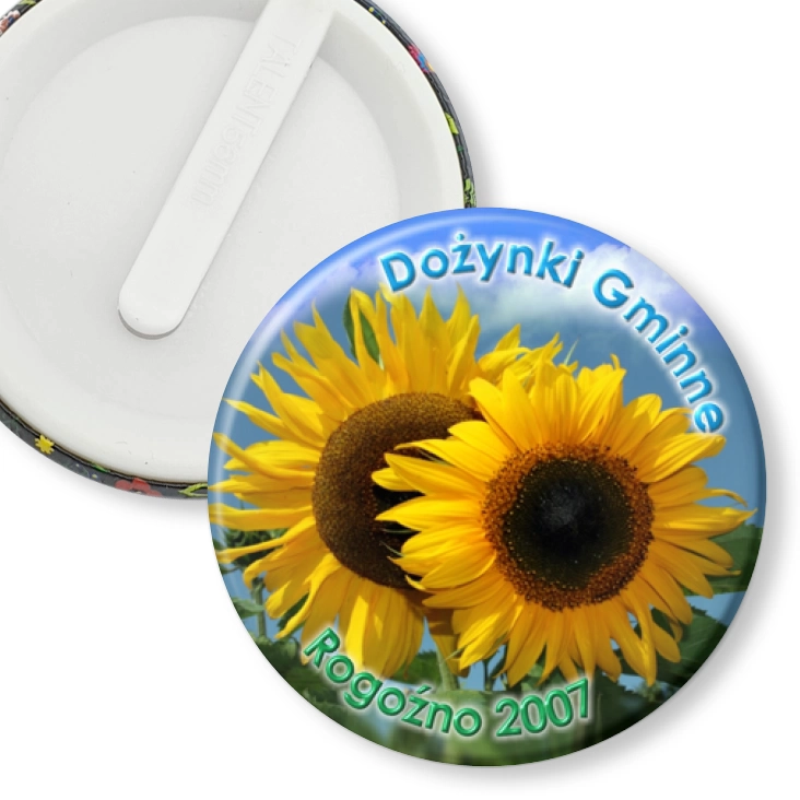 przypinka klips Dożynki Gminne - Rogoźno 2007