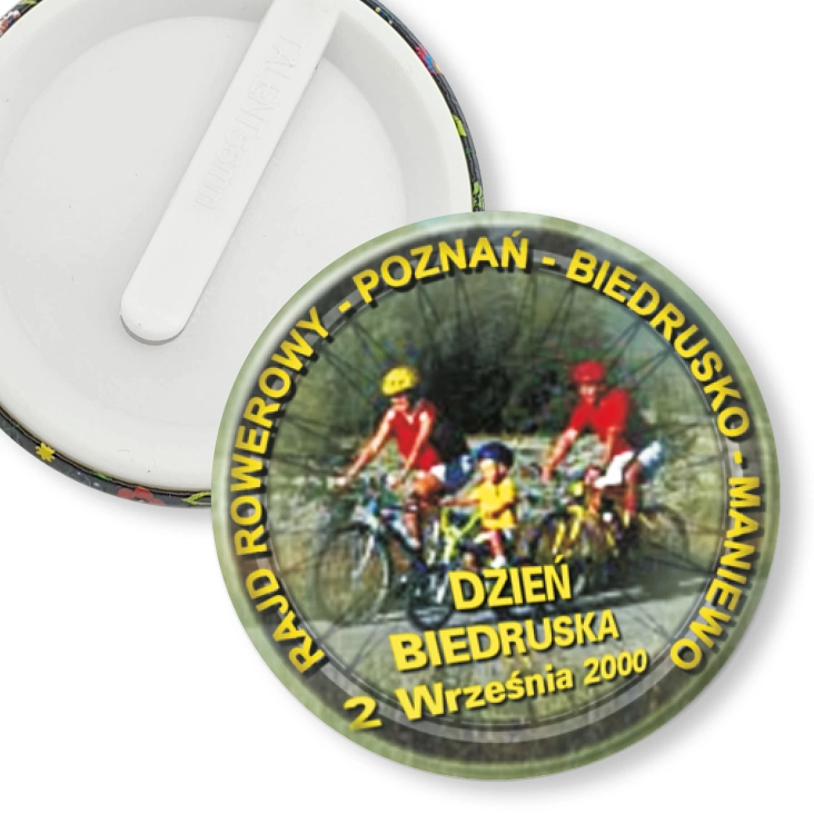przypinka klips Dzień Biedruska 2000