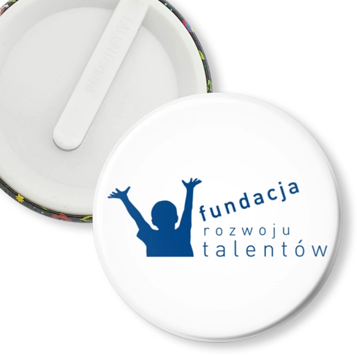 przypinka klips Fundacja rozwoju talentów