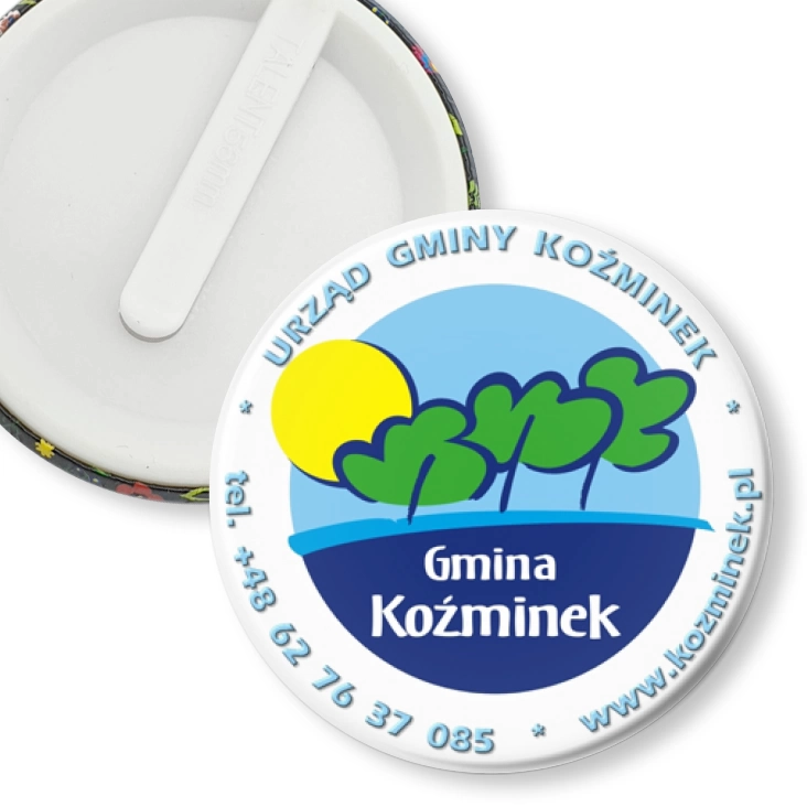 przypinka klips Gmina Koźminek